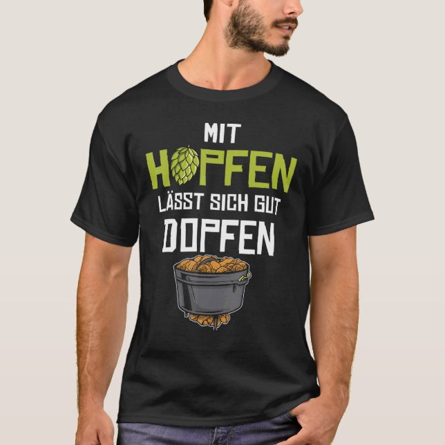 Camiseta Hopfen Pode Ser Bem Dopfen Eu Falo Holandês (Frente)
