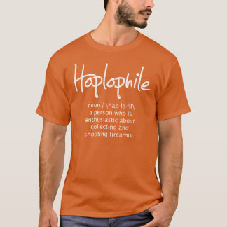 Camiseta Hoplophile - escrita - t-shirt escuro