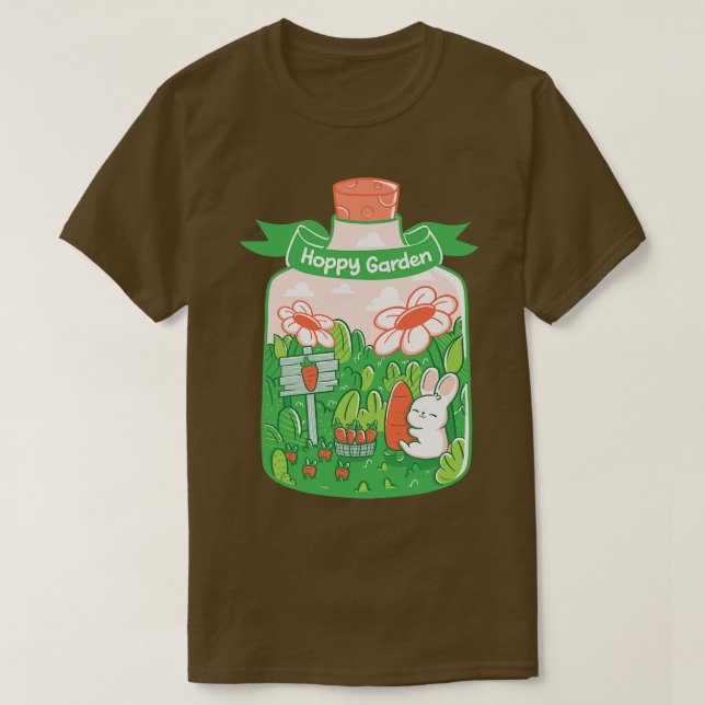 Camiseta Hoppy Bunny Garden por Tobe Fonseca (Frente do Design)