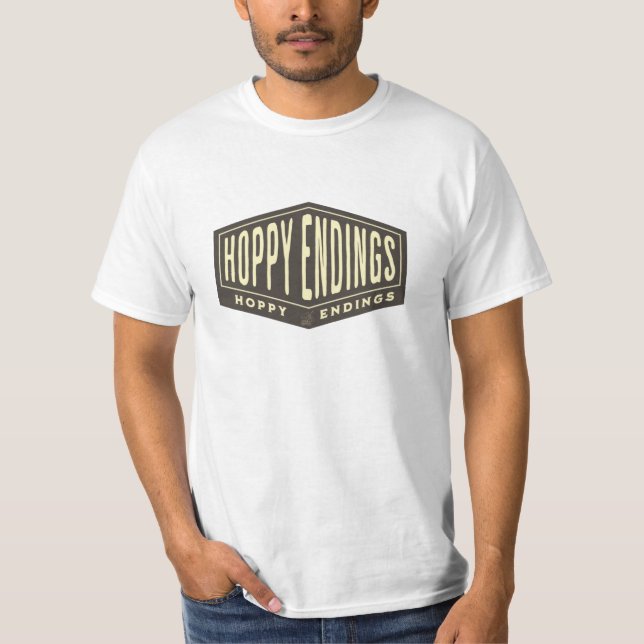 Camiseta Hoppy Enarca T-Shirt Engraçado De Cerveja (Frente)