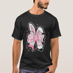 Camiseta Hoppy Teacher Pencil Coquette Arco Bunny Happy Eas