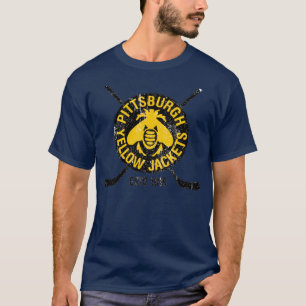 Camiseta Hóquei Amarelo em Pittsburgh - 1915