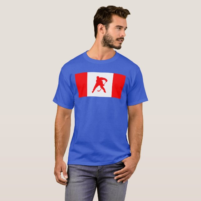 Camiseta Hóquei Canadá (Frente Completa)