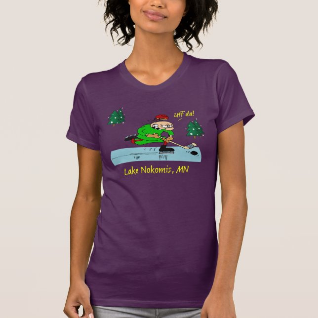 Camiseta Hóquei da lagoa de Minnesota (Frente)