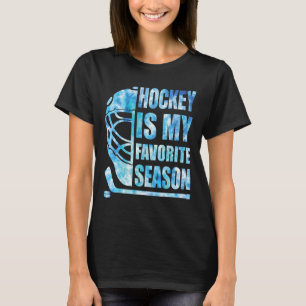 Camiseta Hóquei É Minha Estação Favorita Divertido Jovem Mu