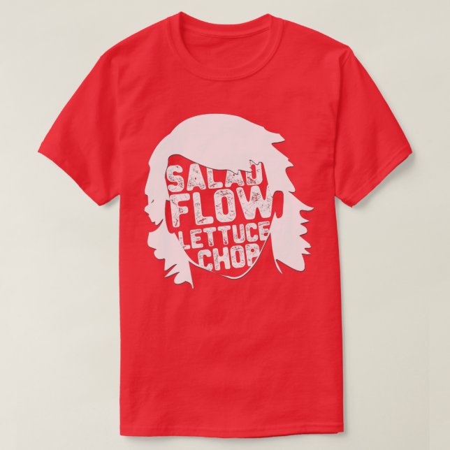Camiseta Hóquei em Cabelo Engraçado em Lenha Salada Chop Ho (Frente do Design)