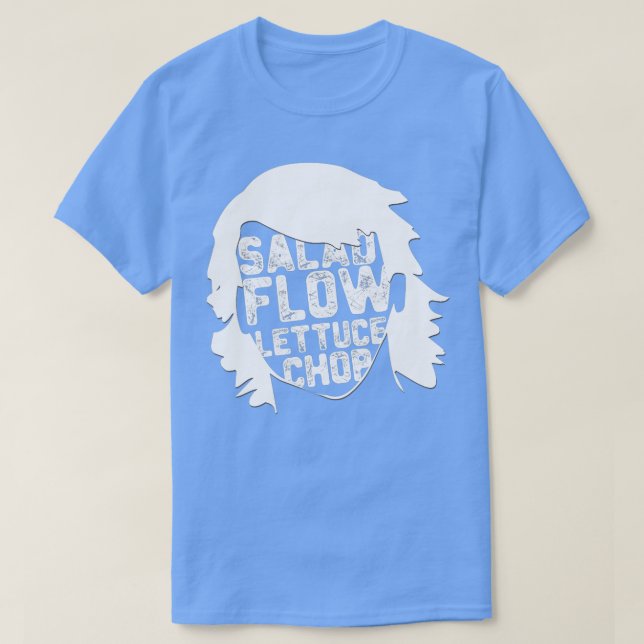 Camiseta Hóquei em Cabelo Engraçado em Lenha Salada Chop Ho (Frente do Design)