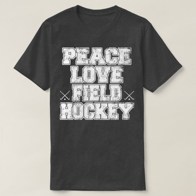 Camiseta Hóquei em campo do Peace Love (Frente do Design)