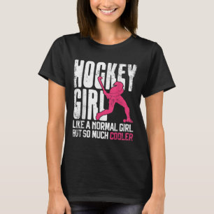 Camiseta Hóquei em Campo Garota de Hóquei Como Uma Garota N