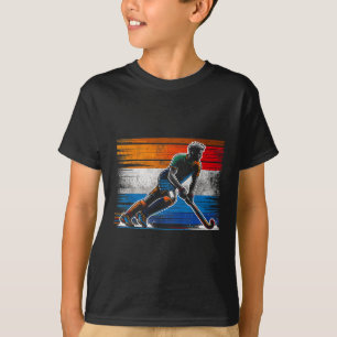 Camiseta Hóquei em Campo Homens Holanda Bandeira Holandesa