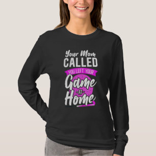 Camiseta Hóquei em Campo Sua Mãe Ligou Você Deixou Seu Jogo