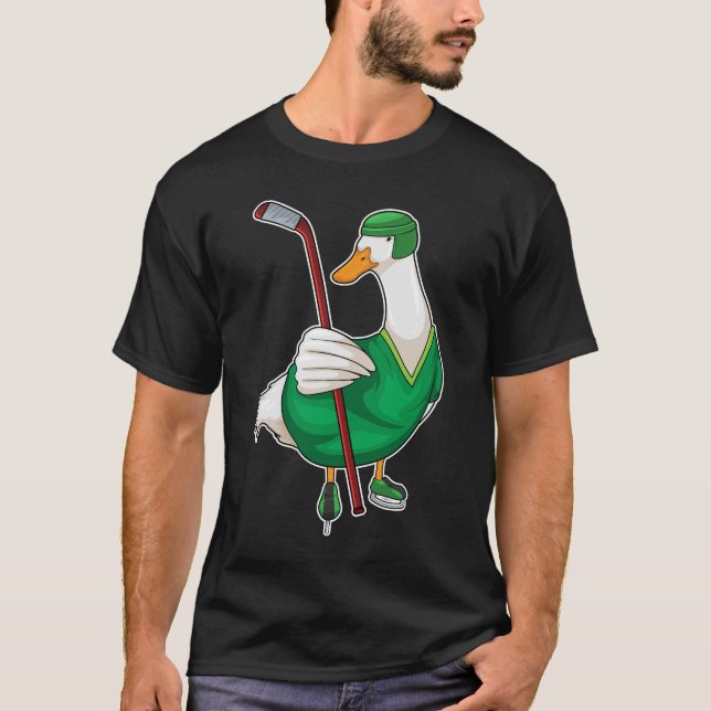Camiseta Hóquei em gelo do Pato (Frente)
