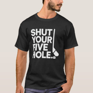 Camiseta Hóquei Fecha o Seu Buraco Cinco Gif Engraçado de J