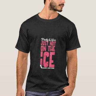 Camiseta Hóquei Feminino Garota Engraçada Bonita E Simpátic