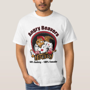 Camiseta Hóquei irritado dos castores - t-shirt - seja um