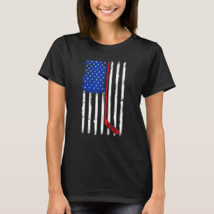 Camiseta Hóquei na Bandeira Americana
