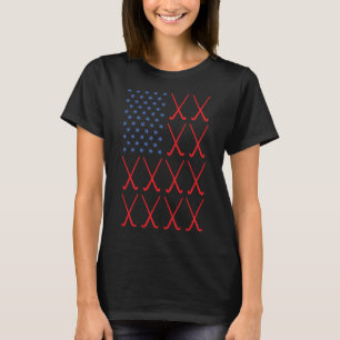 Camiseta Hóquei na Bandeira dos Estados Unidos 2