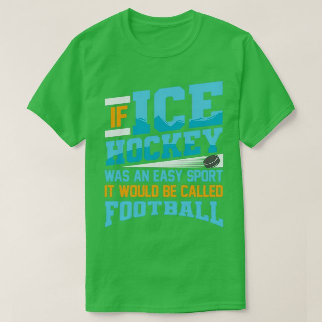 Camiseta Hóquei no gelo 9 (Frente do Design)