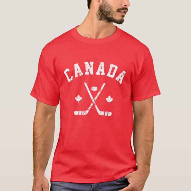 Camiseta Hóquei no Gelo Canadá (Frente)