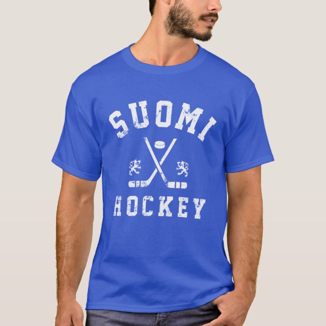 Camiseta Hóquei no Gelo da Finlândia (Frente)