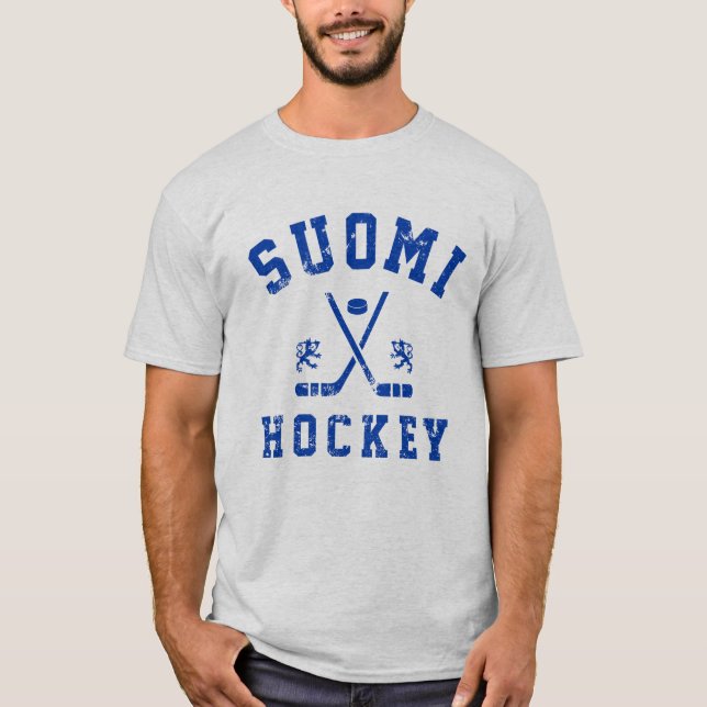 Camiseta Hóquei no Gelo da Finlândia (Frente)
