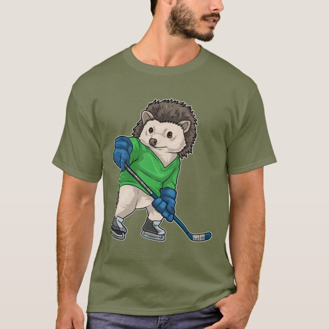 Camiseta Hóquei no gelo da Hedgehog (Frente)