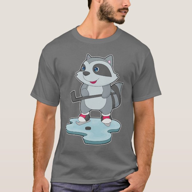 Camiseta Hóquei no gelo da Racoon (Frente)