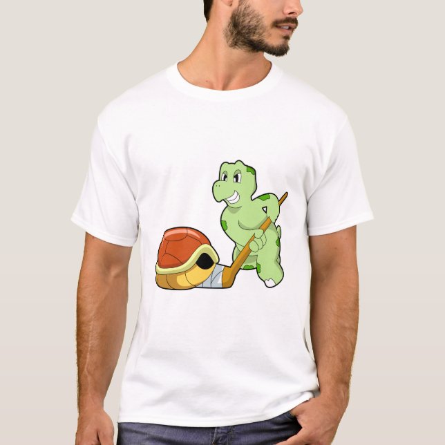 Camiseta Hóquei no gelo da Tartaruga (Frente)