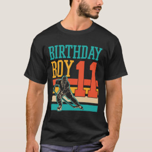 Camiseta Hóquei no Gelo de 11 anos - Festa de aniversário d