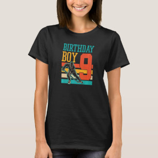 Camiseta Hóquei no Gelo de 9 anos Teve 9.ª Festa de anivers
