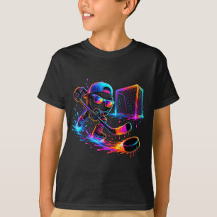 Camiseta Hóquei no gelo drip meninos sorvete drip juventude