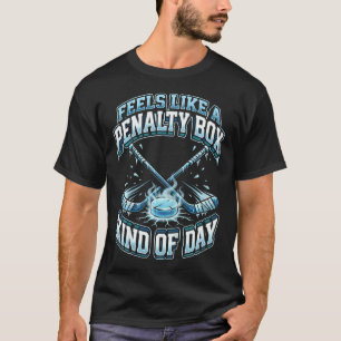 Camiseta Hóquei No Gelo Engraçado Sente Como Uma Espécie De