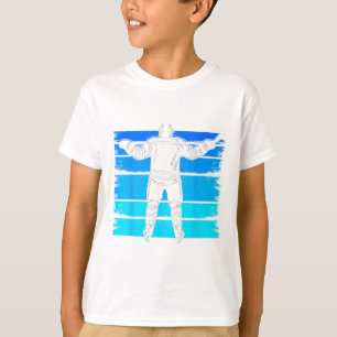 Camiseta Hóquei no Gelo Meninos Número 12 12º Aniversário 1