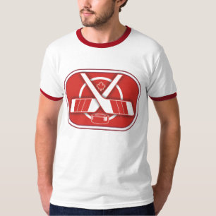 Camiseta Hóquei retro Canadá