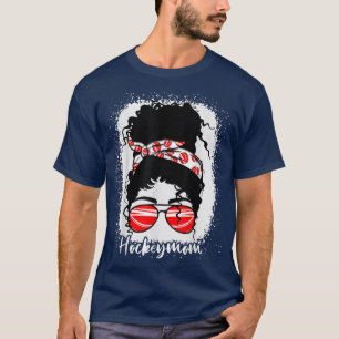 Camiseta Hóquei Sangrento A Vida Da Mãe Com Leopard Messy B