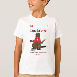 Camiseta Hóquei Stanley do castor de Canadá 150 em 2017