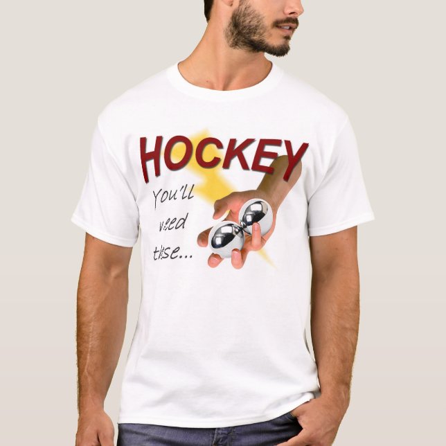 Camiseta Hóquei -- Você precisará estes (Frente)