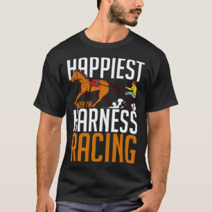 Camiseta Hor de Trote da Corrida de Cavalo de Corrida de Ha
