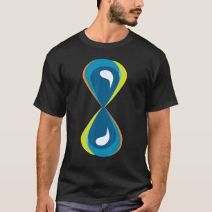 Camiseta Hora da Areia Água Vidro