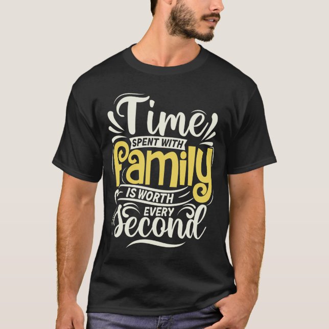 Camiseta Hora da Família de Reunião de Reunião de Famílias (Frente)