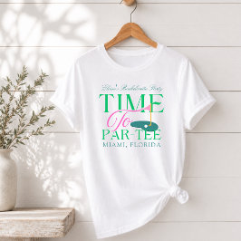 Camiseta Hora da Festa de Golf Solteira