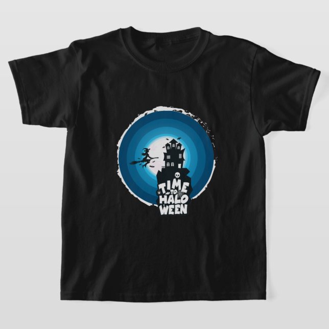 Camiseta Hora da Festa de Halloween (Postura )