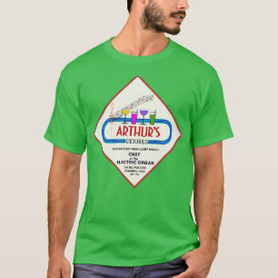Camiseta Hora da festa em Arthurs Cocktails TShirt