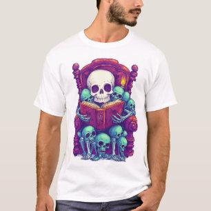 Camiseta Hora da História com Ossos � Esqueleto Divertido p