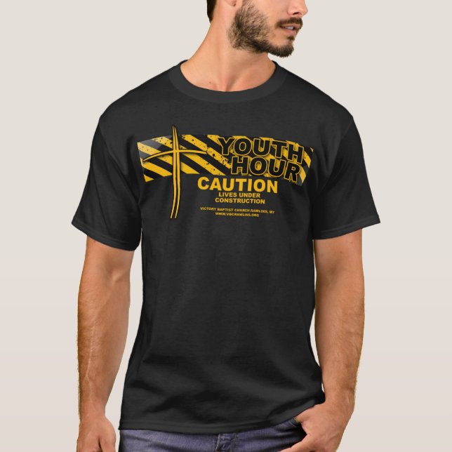 Camiseta Hora da juventude - vidas sob a construção (Frente)