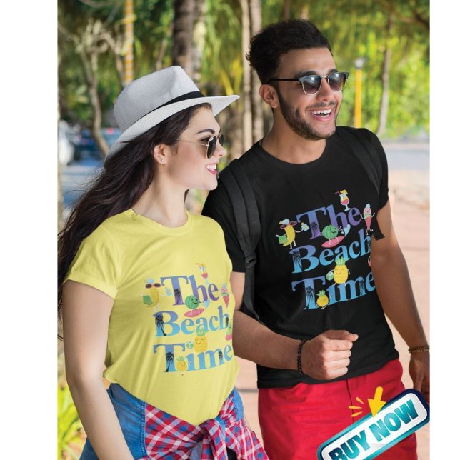 Camiseta Hora da Praia (Criador carregado)