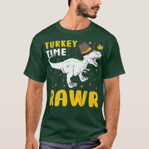 Camiseta Hora da Turquia Rawy Ação de Graças