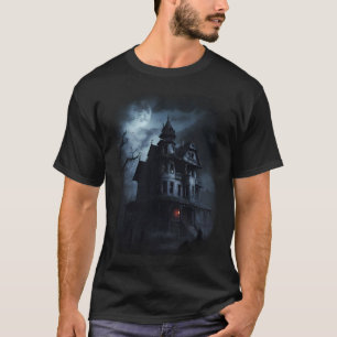 Camiseta Hora das bruxas, castelo assustador, noite assusta