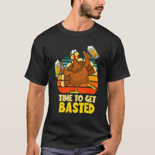 Camiseta Hora De A Turquia Ser Banida, Feliz Dia De Graças.
