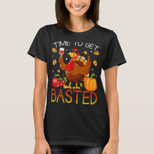 Camiseta Hora De A Turquia Ser Banida, Feliz Dia De Graças.